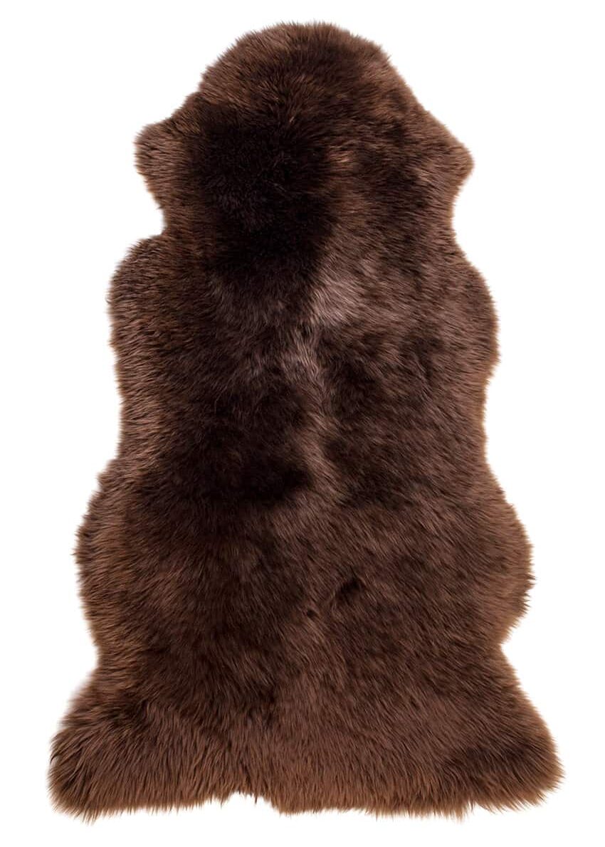 Lammfell 1.5 fach, Mokka-Braun