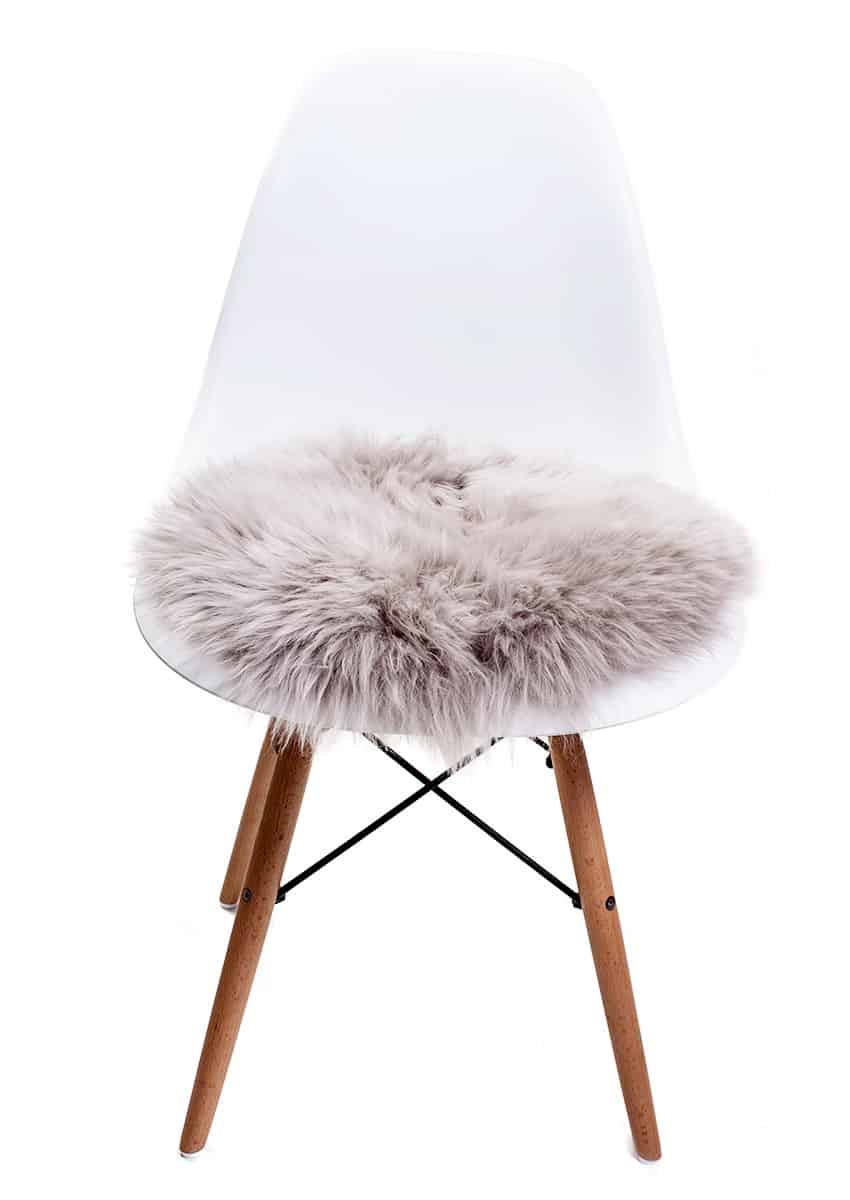 Stuhlauflage rund, taupe "Angebot" – Bild 4