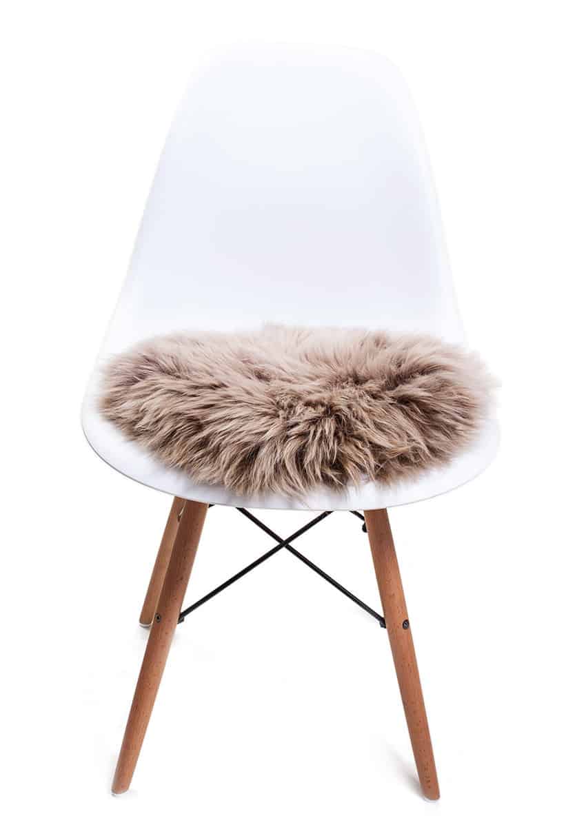 Stuhlauflage rund, Nutria