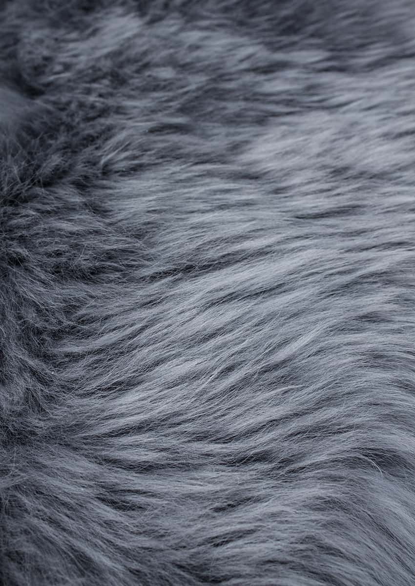 Lammfell, Dunkelgrau – Bild 3