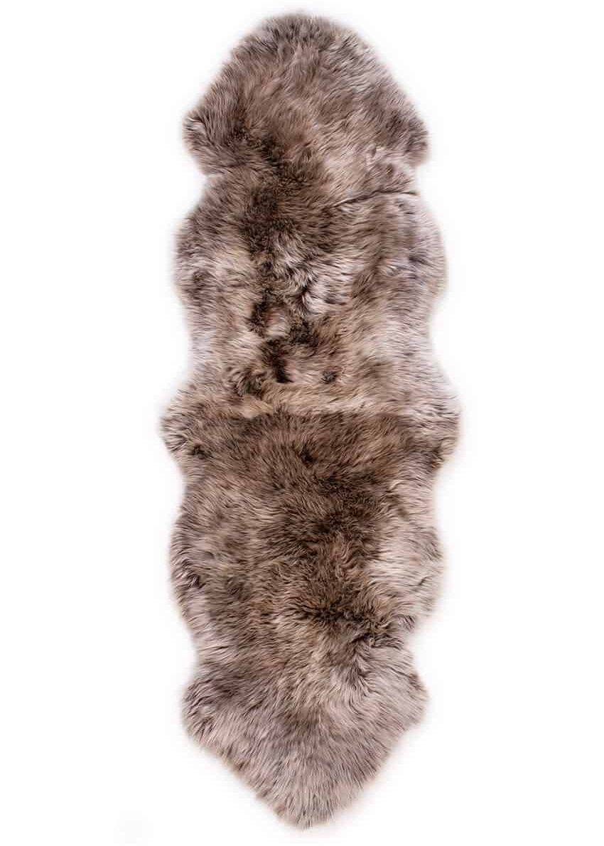 Doppel-Lammfell, Nutria