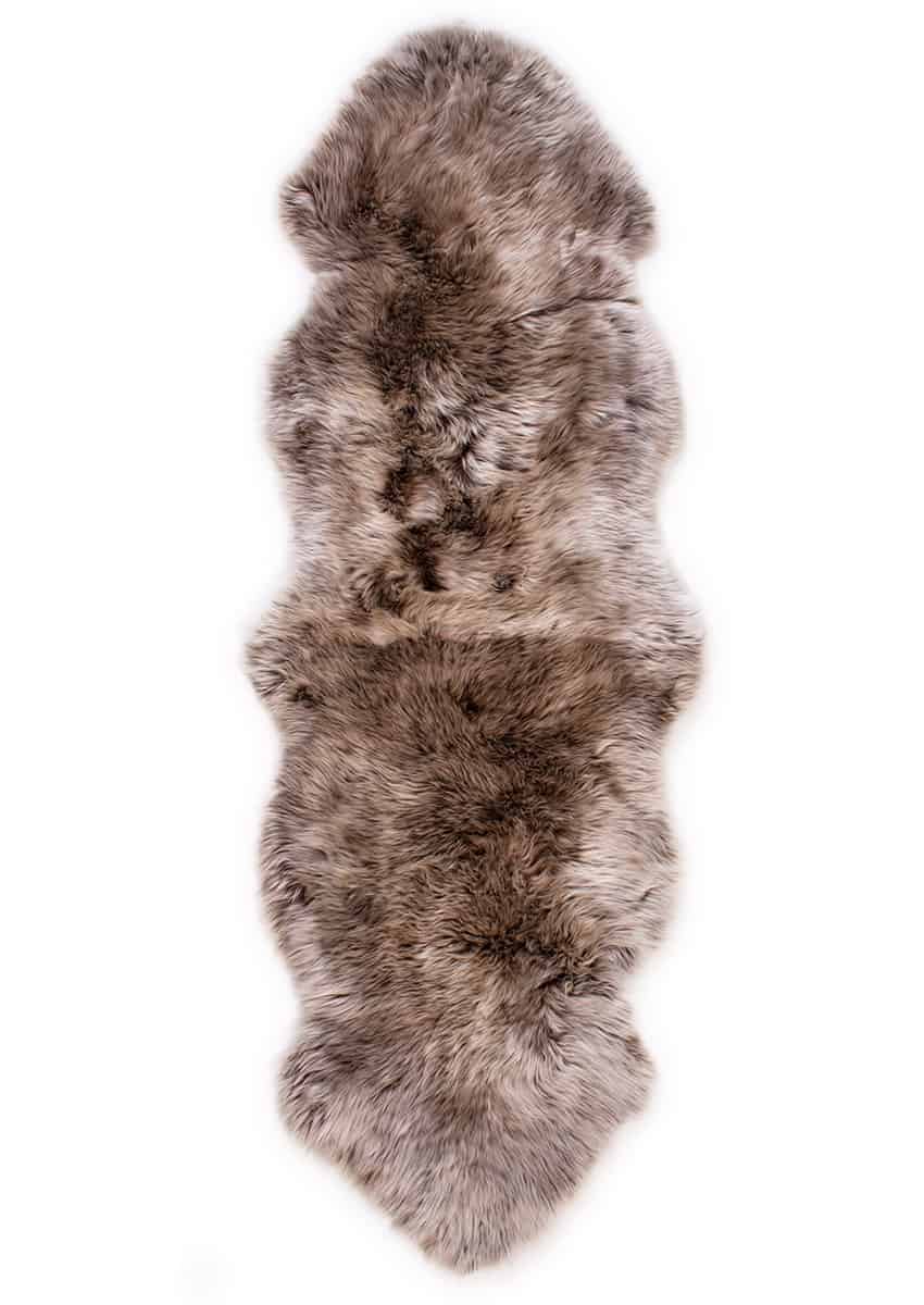 Doppel-Lammfell, Nutria