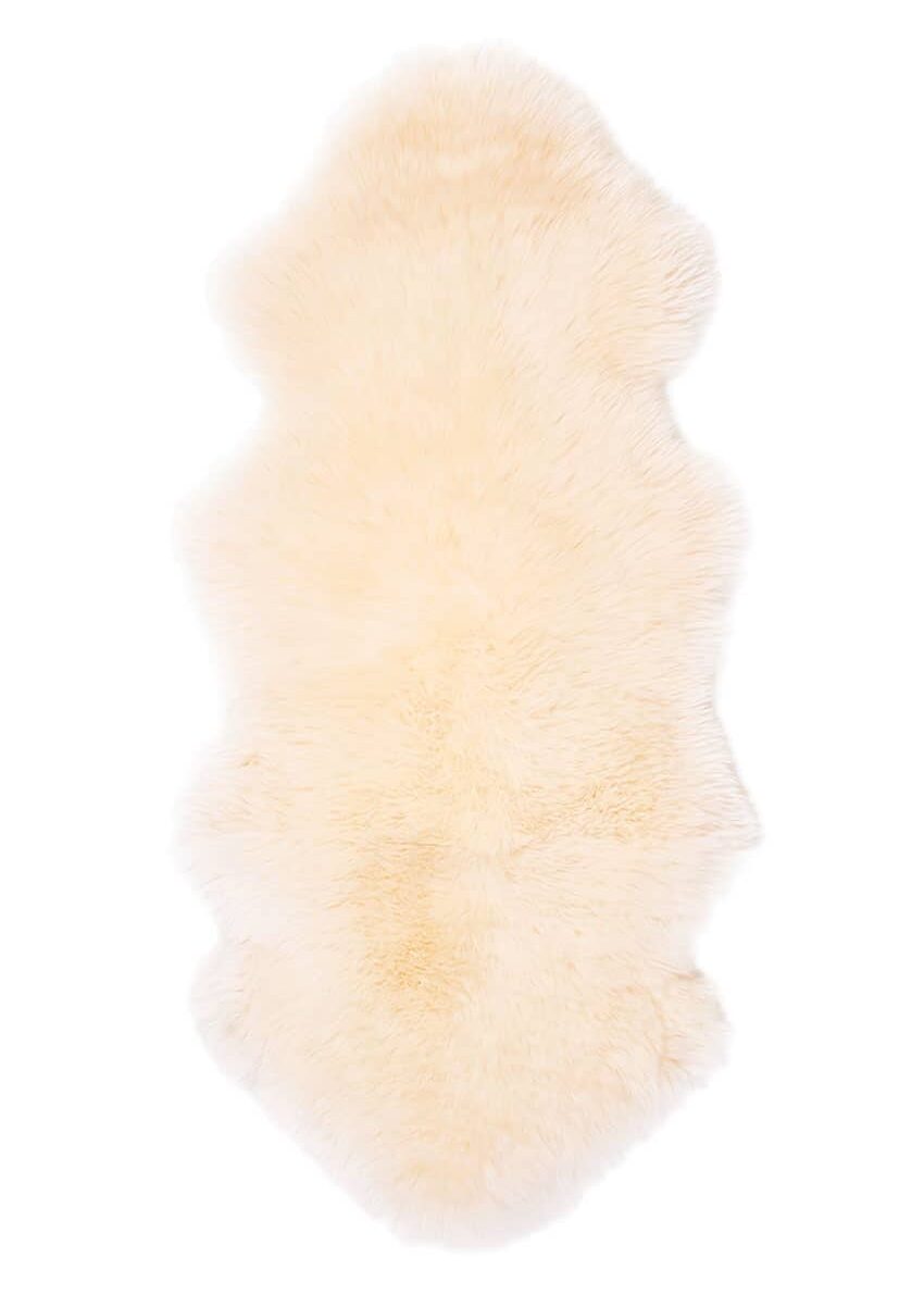 Lammfell 1.5 fach, Kopf-Kopf, Champagner