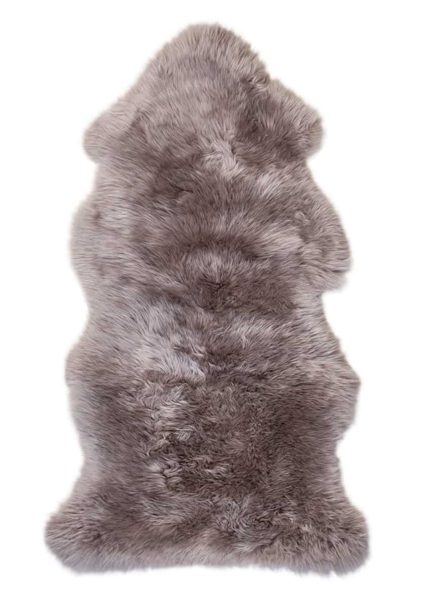 Lammfell 1.5 fach, Taupe
