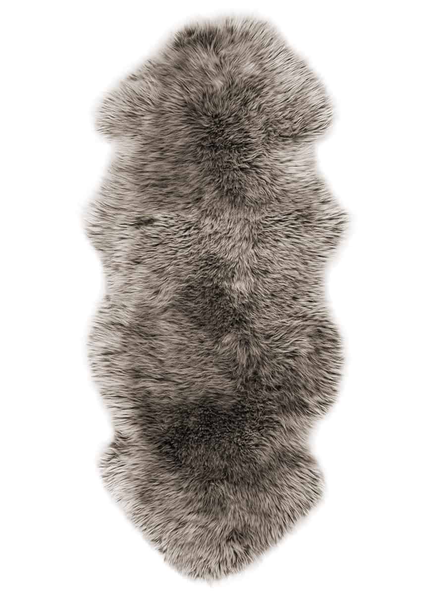 Lammfell 1.5 fach, Kopf-Kopf, Taupe, Sonderangebot