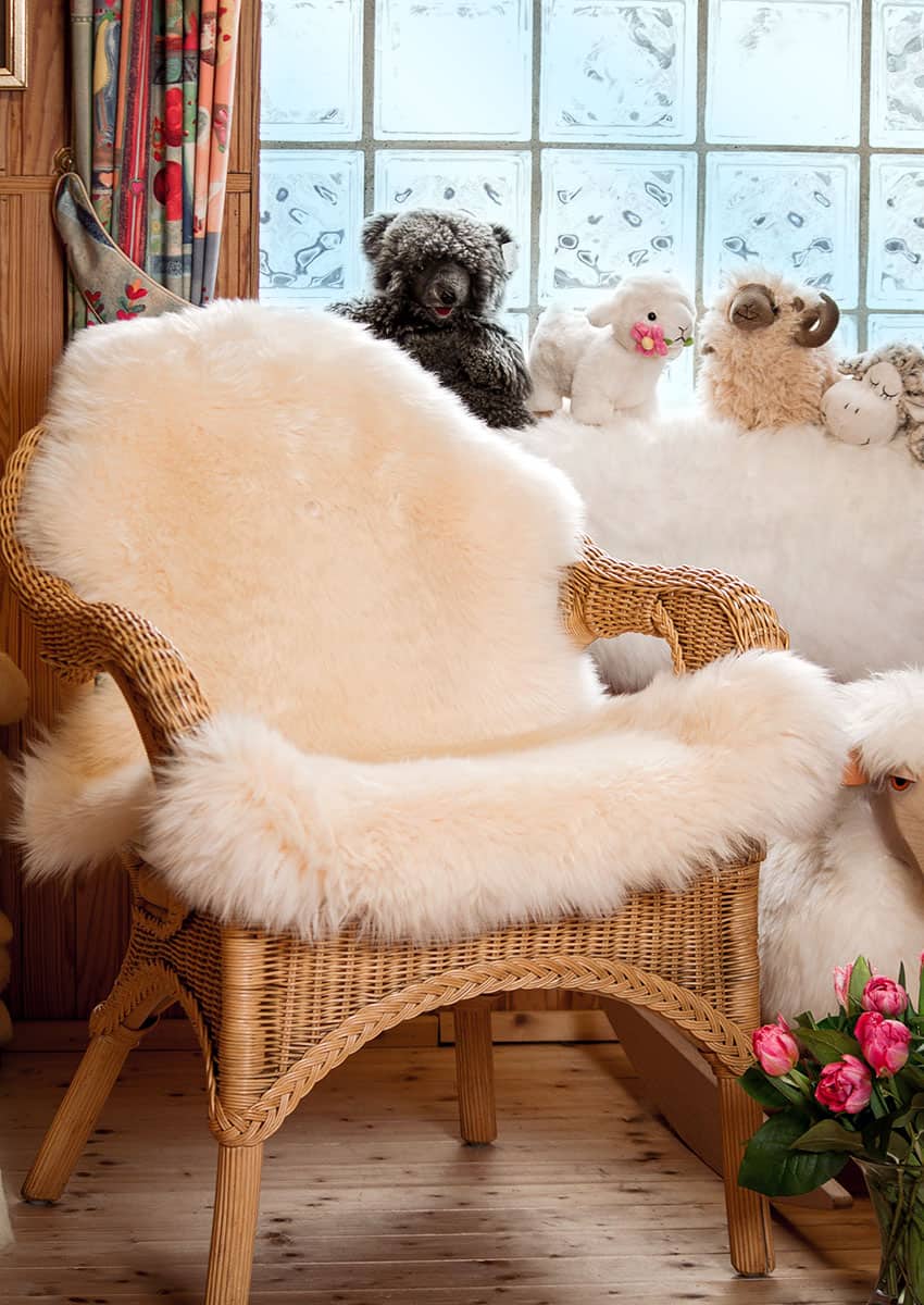 Lammfell, Champagner – Bild 2