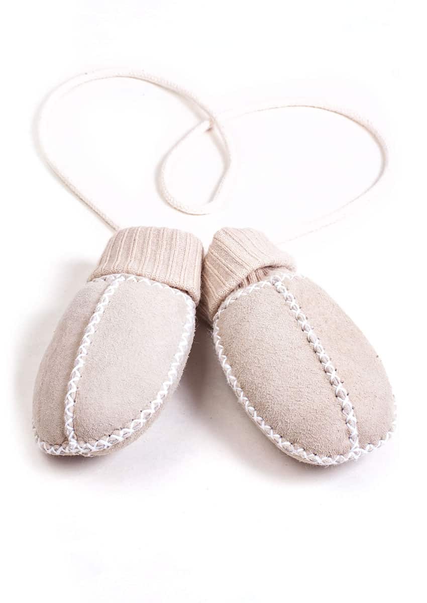 Babyfäustlinge, Lammfell, Natur