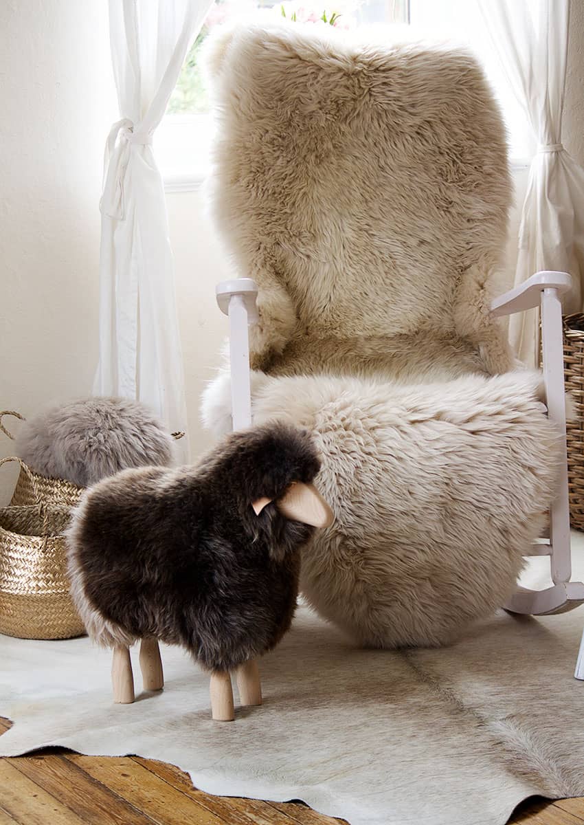 Doppel-Lammfell, Nutria – Bild 5