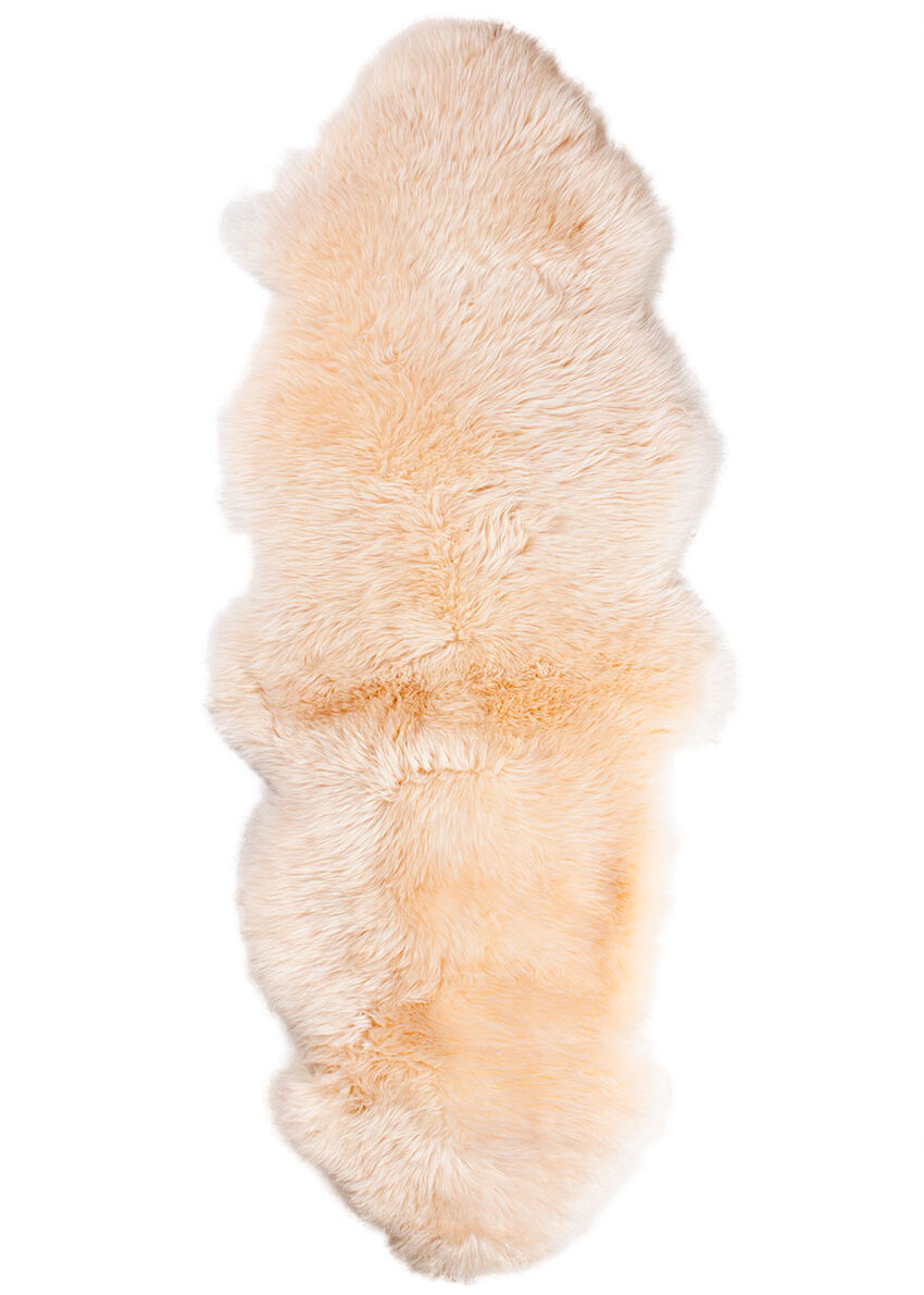 Doppel-Lammfell, Champagner