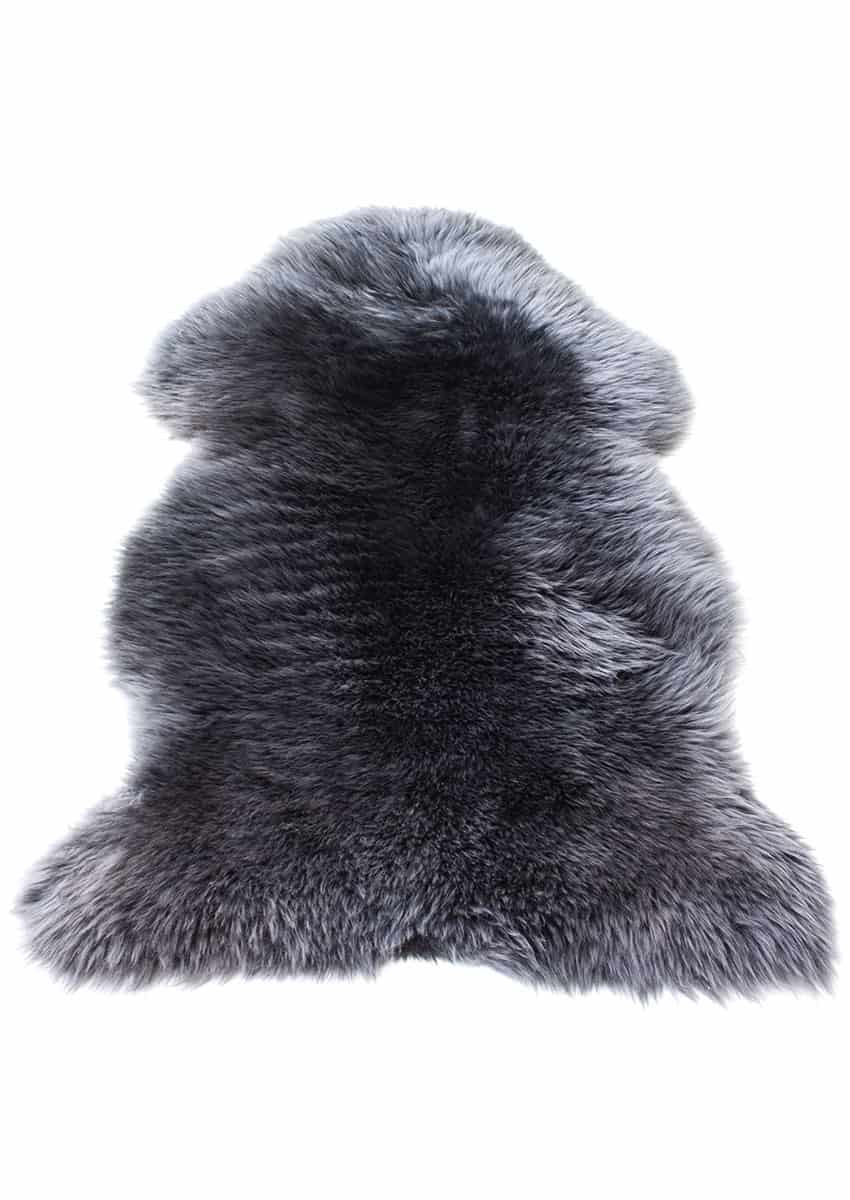 Lammfell, Dunkelgrau