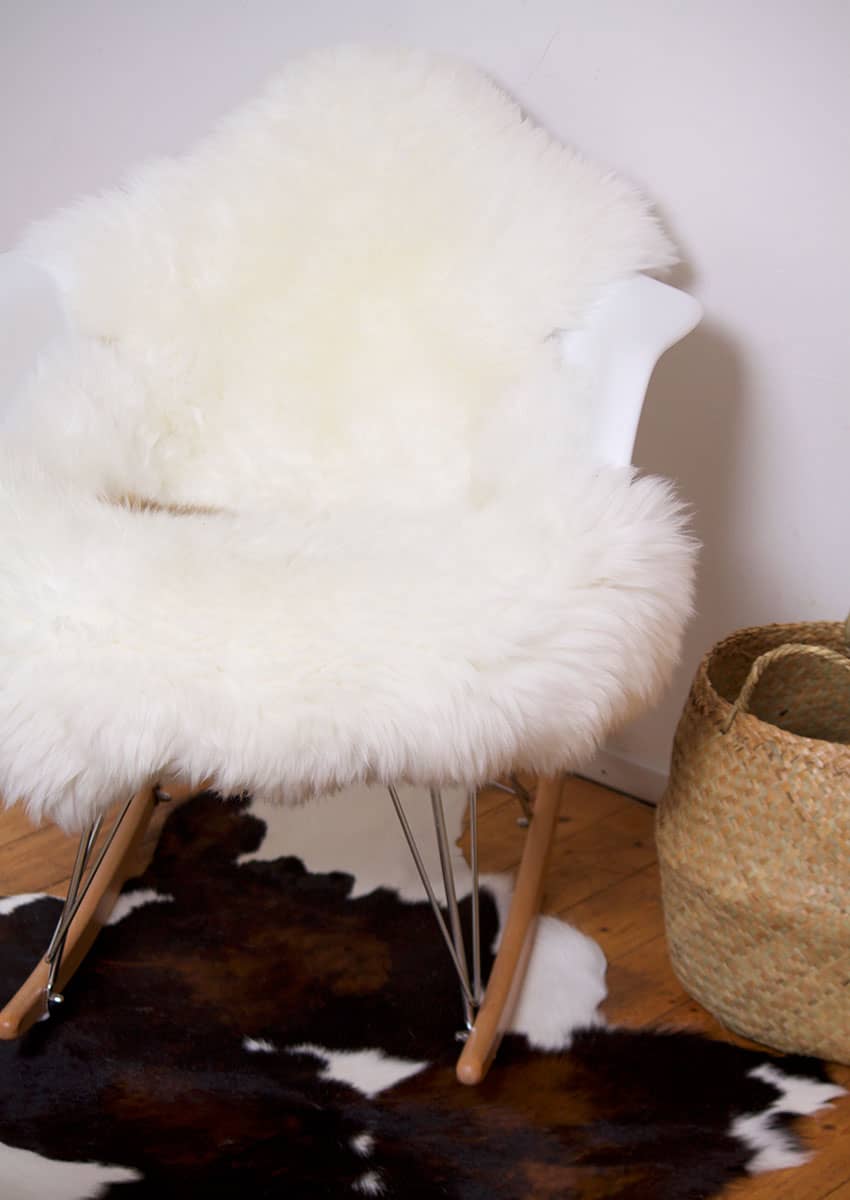 Lammfell, WollweiĆ ā Bild 2