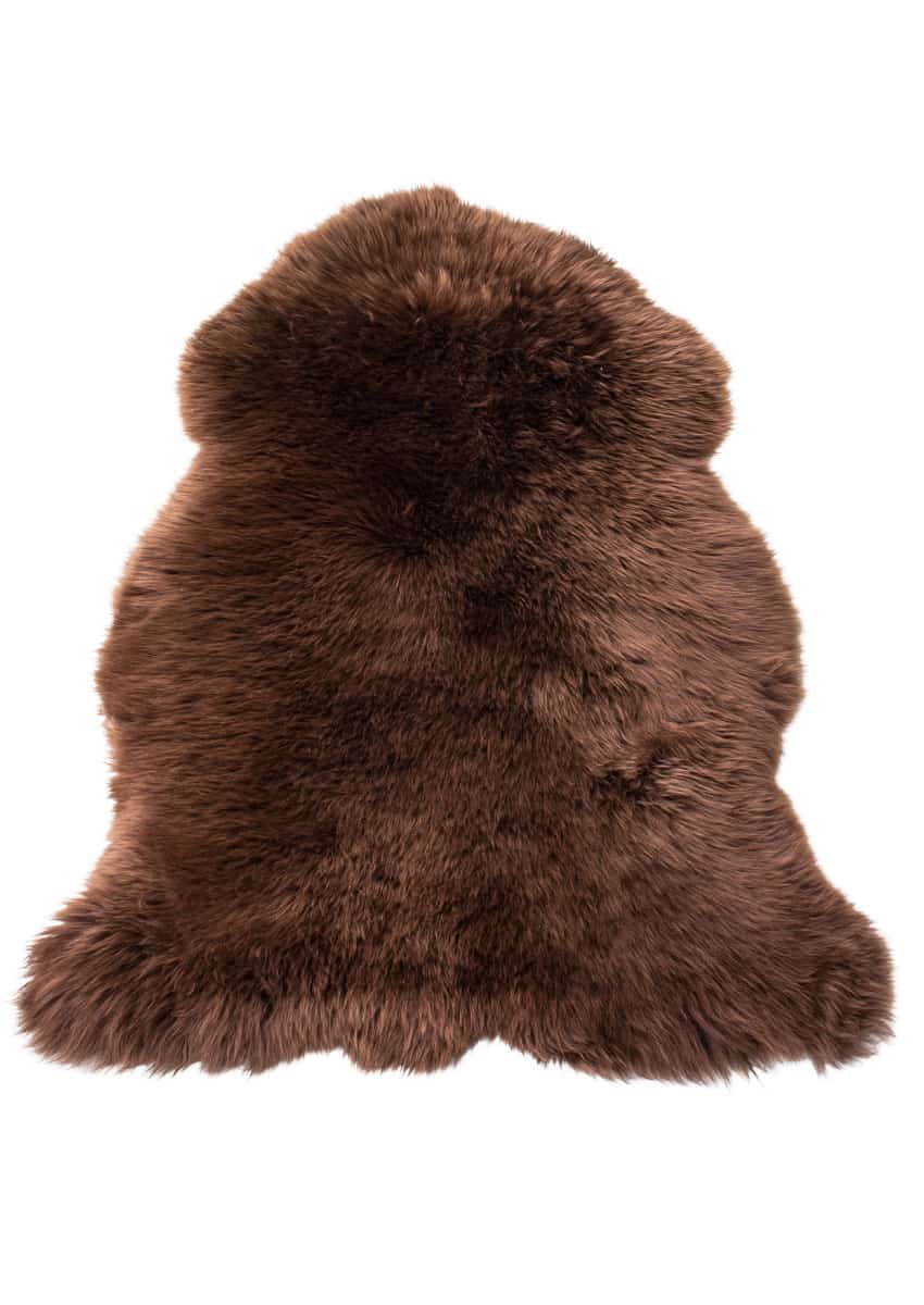 Lammfell, Mokka-Braun