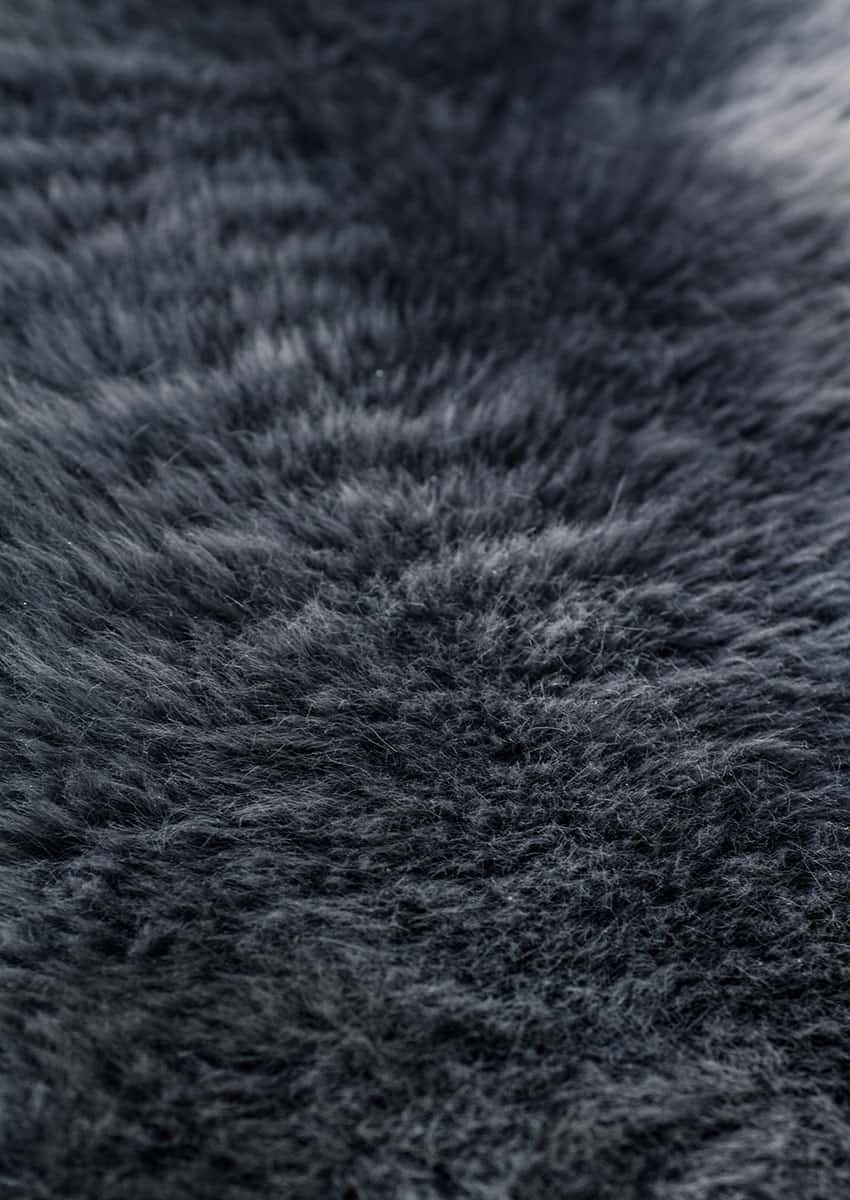 Lammfell, Dunkelgrau – Bild 2