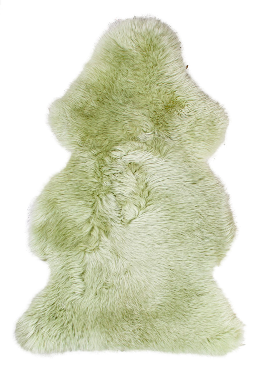 Lammfell bunt, lindgrün