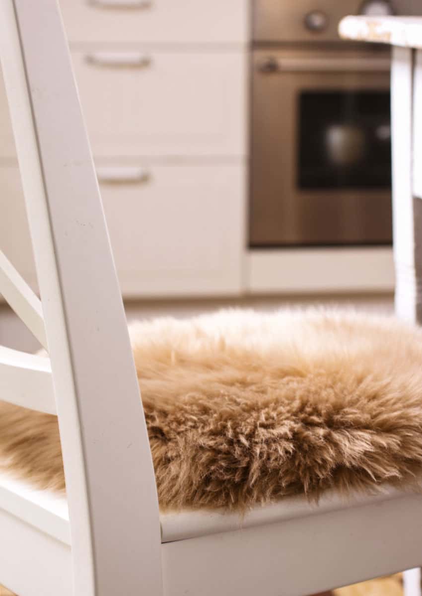 Stuhlauflage rund, Nutria – Bild 5