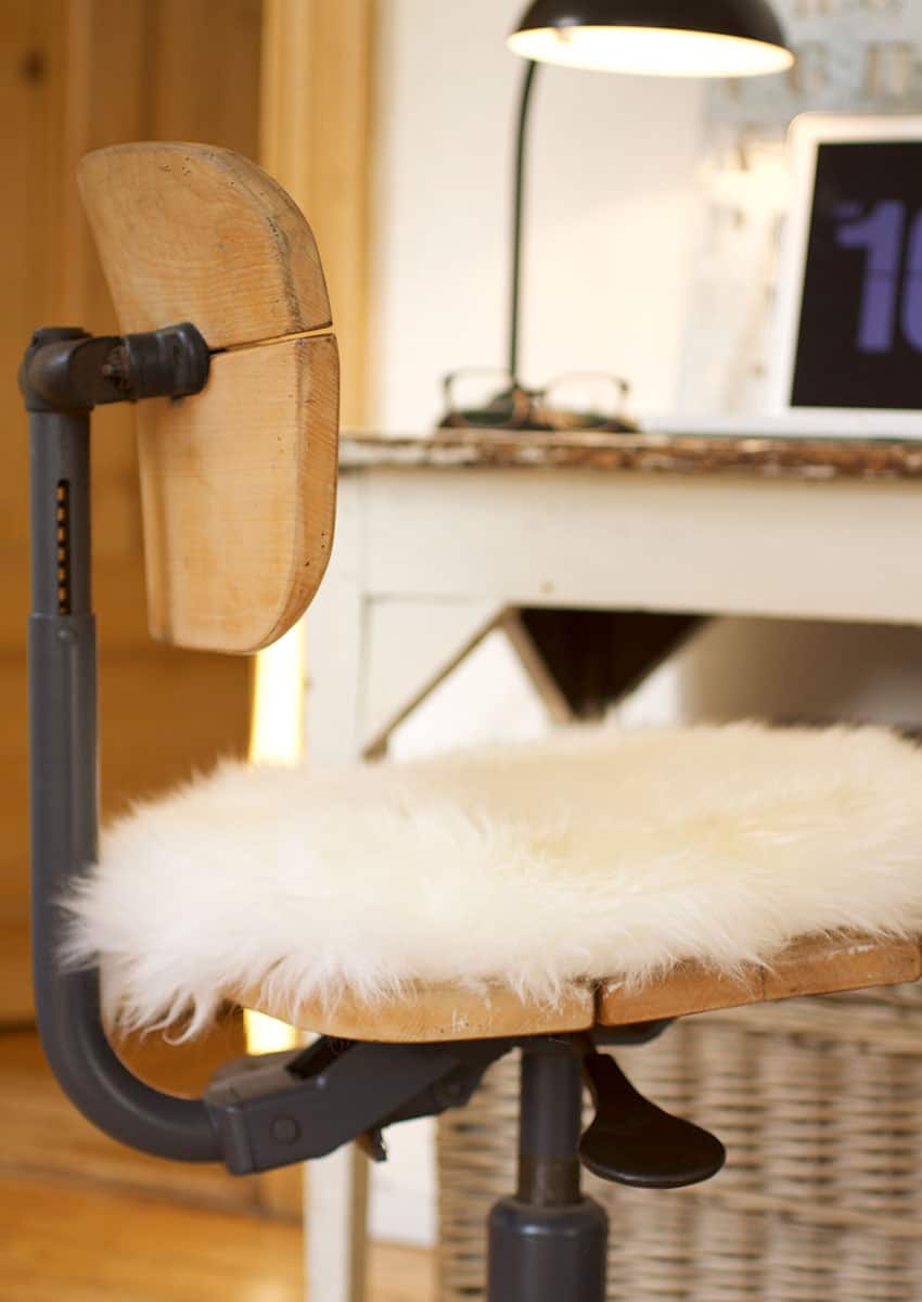 Stuhlauflage rund, Nutria – Bild 4