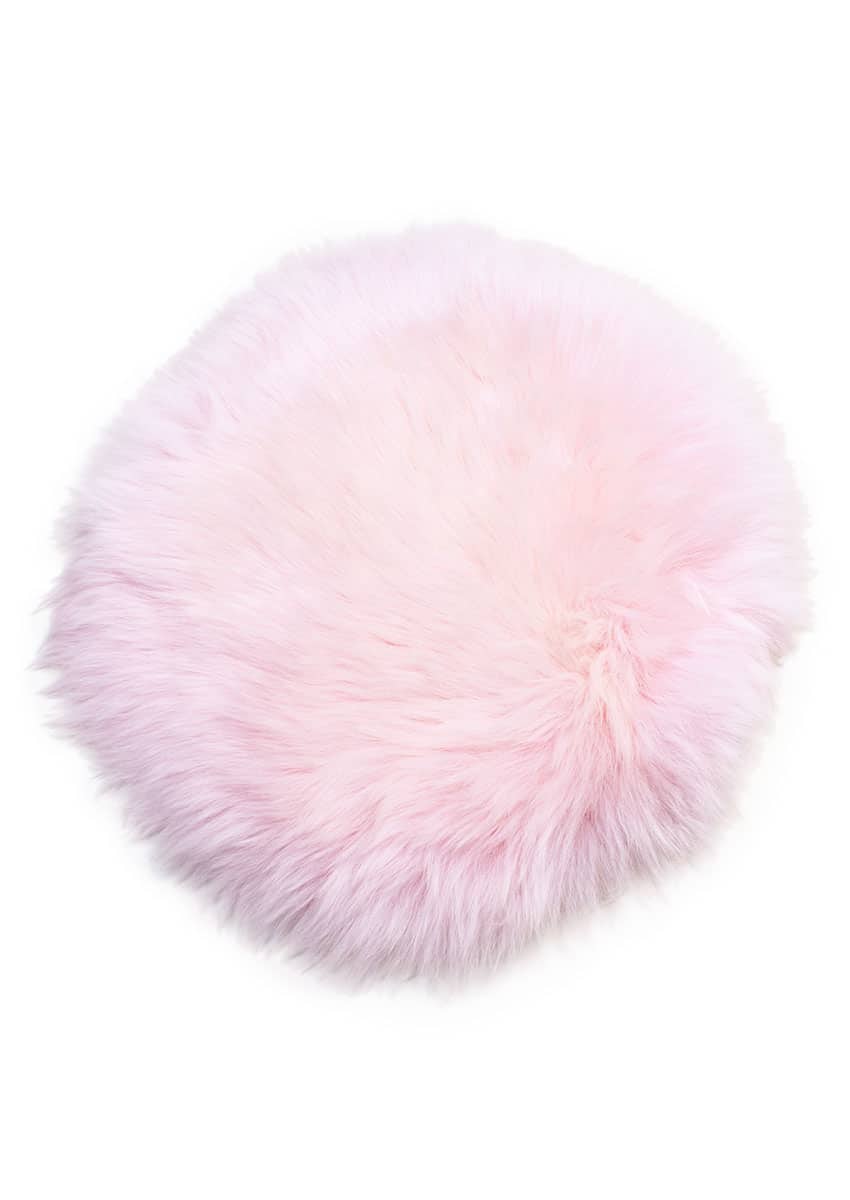 Stuhlauflage rund, Rosa – Bild 2