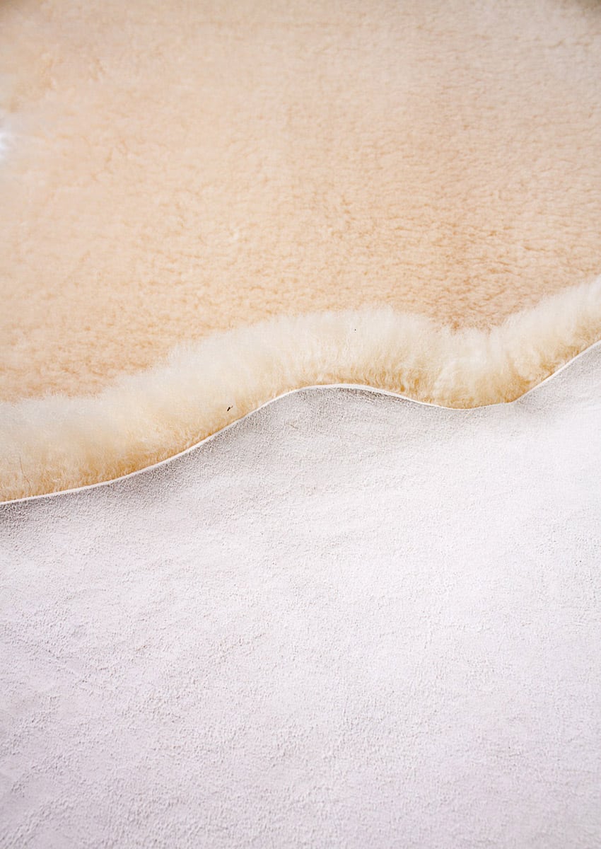 Baby Lammfell, cremeweiß – Bild 3