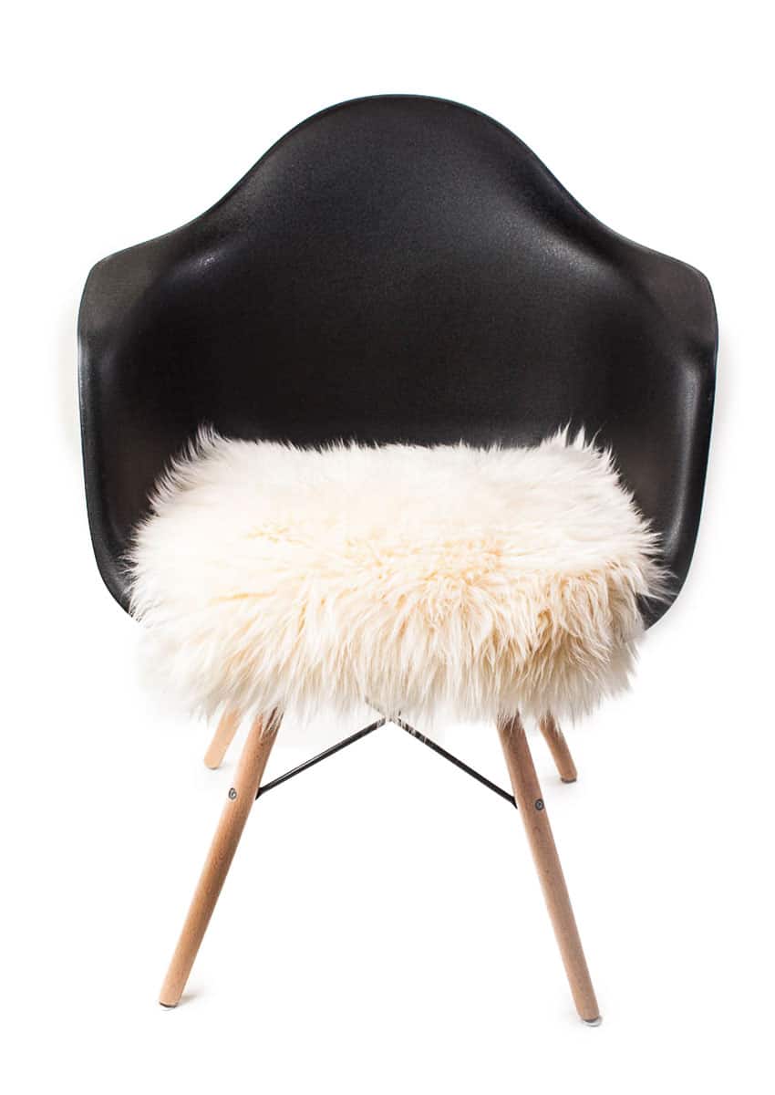 Stuhlauflage Quadrat, champagner