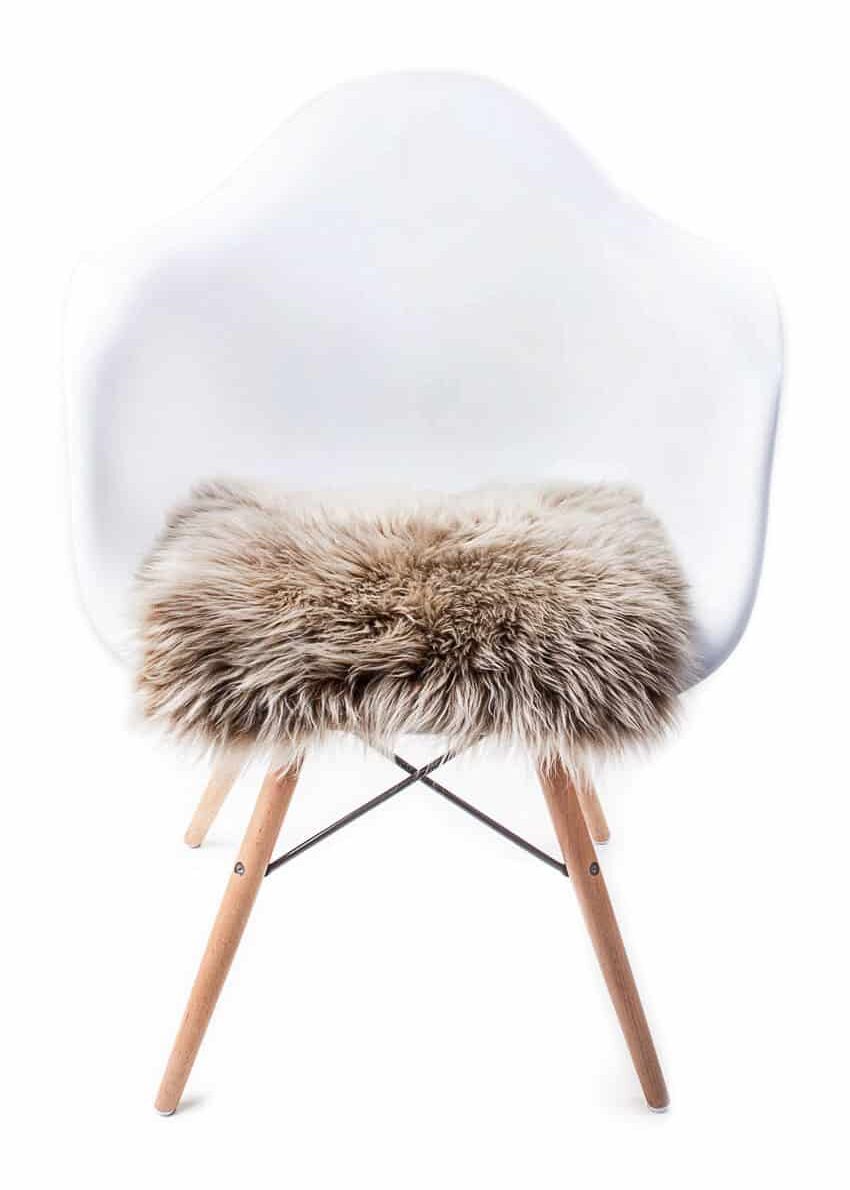 Stuhlauflage Quadrat, nutria