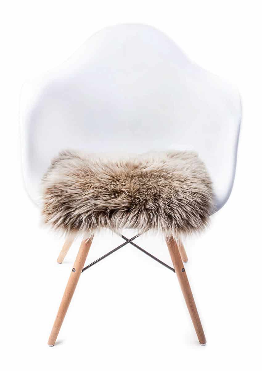 Stuhlauflage Quadrat, nutria