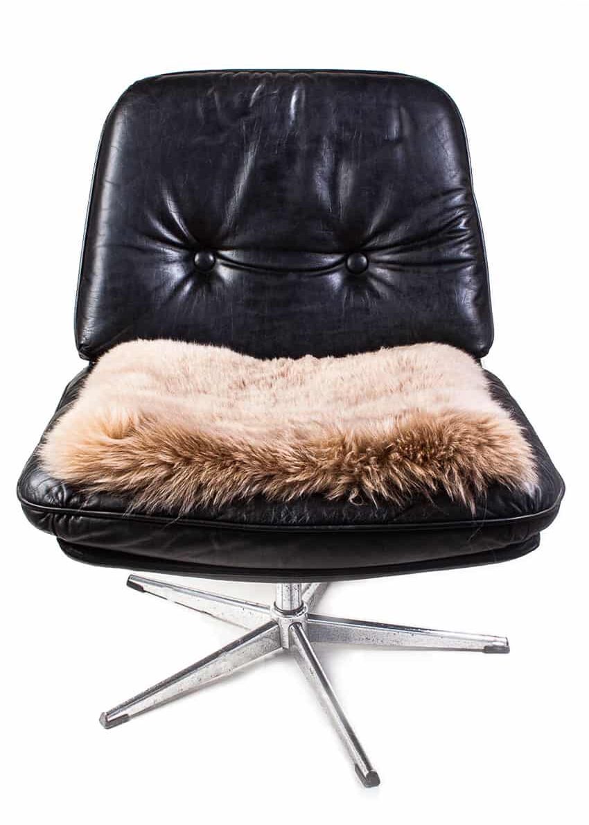 Stuhlauflage XL Quadrat, camel