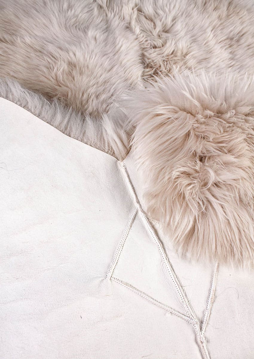 Vierfach-Lammfell, Leinen – Bild 4