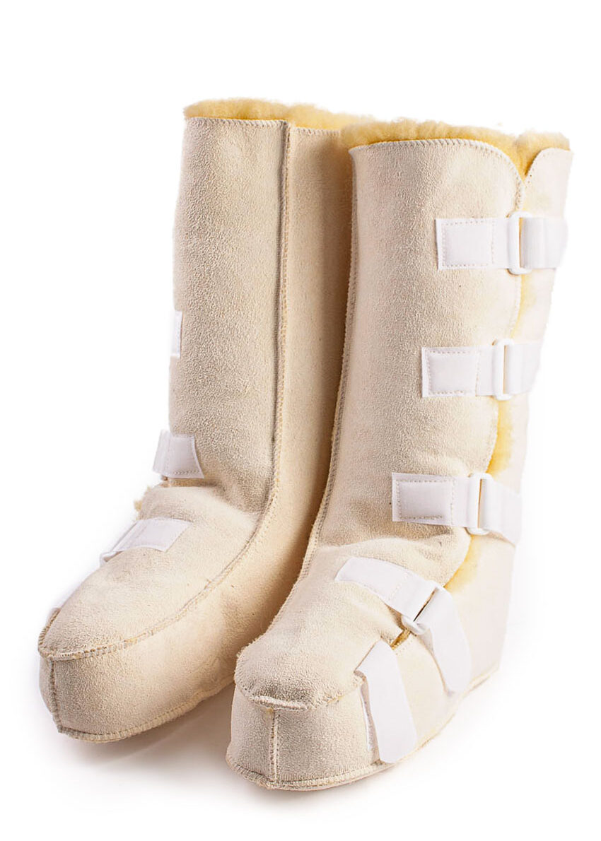 Hausstiefel, medizinisches Lammfell