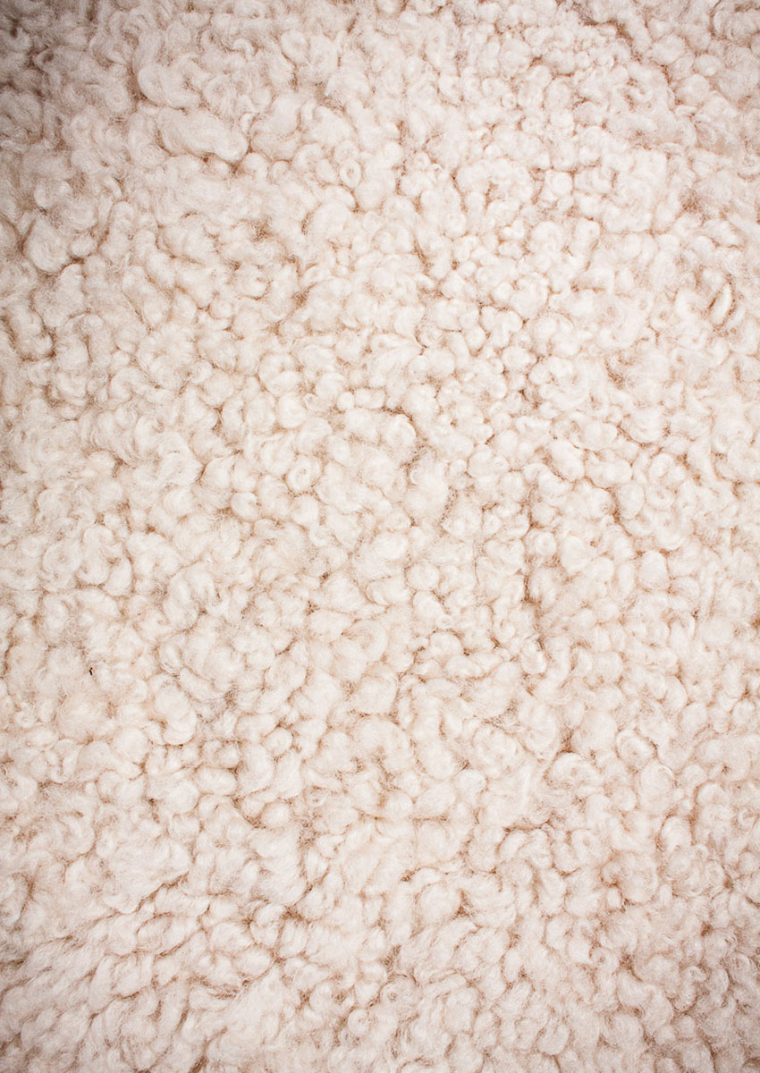 Curly Lammfell "leinen" – Bild 7