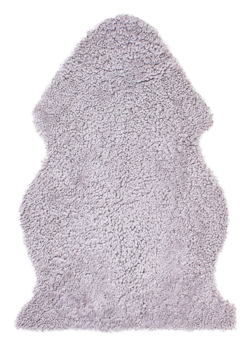 Curly Lammfell "hellgrau"