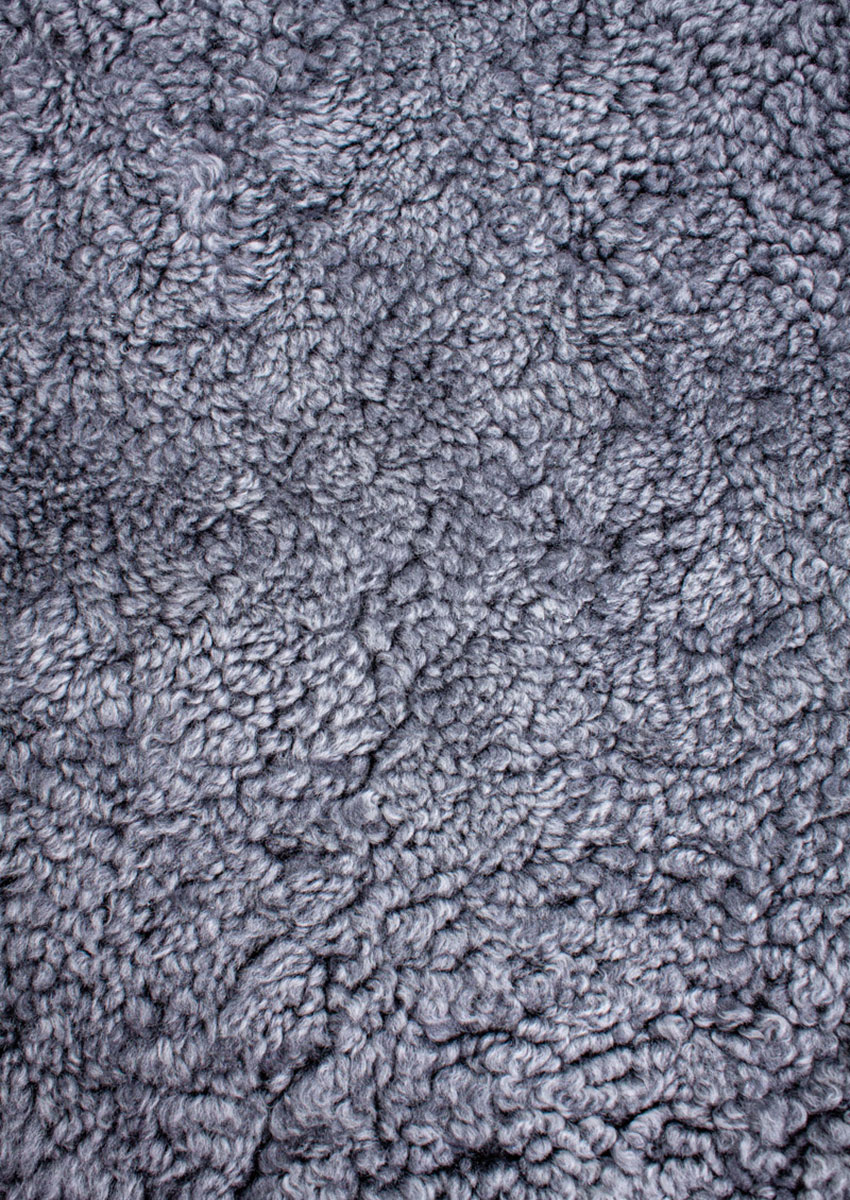 Curly Lammfell "grau-saphir" – Bild 3