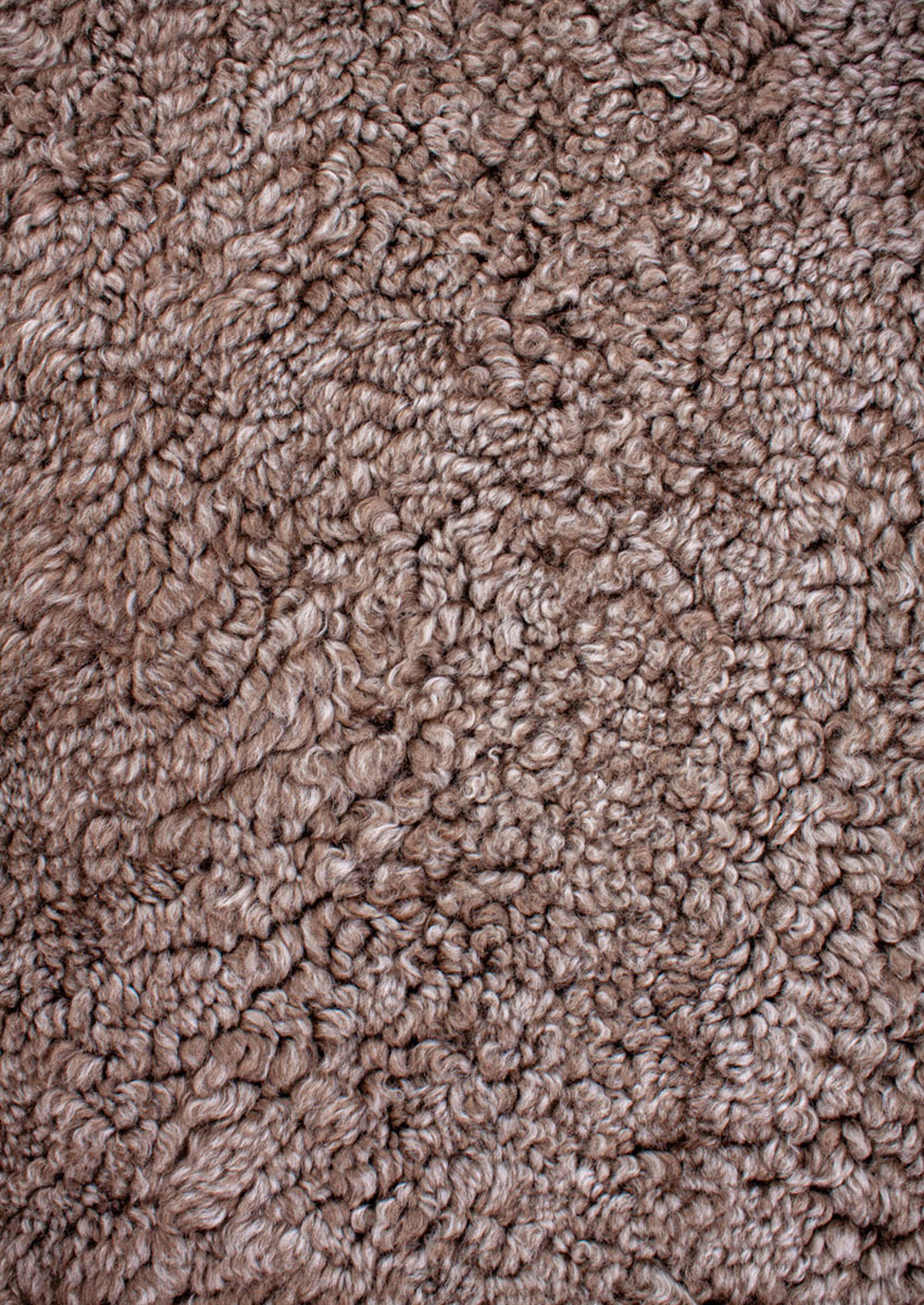 Curly Lammfell "taupe-braun" – Bild 12