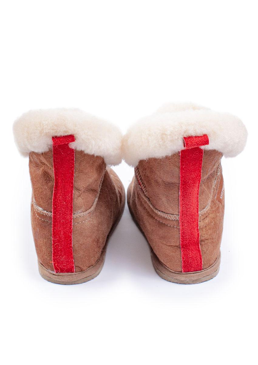 Lammfell-Hausschuh "Bella", Camel, Shepherd® – Bild 2