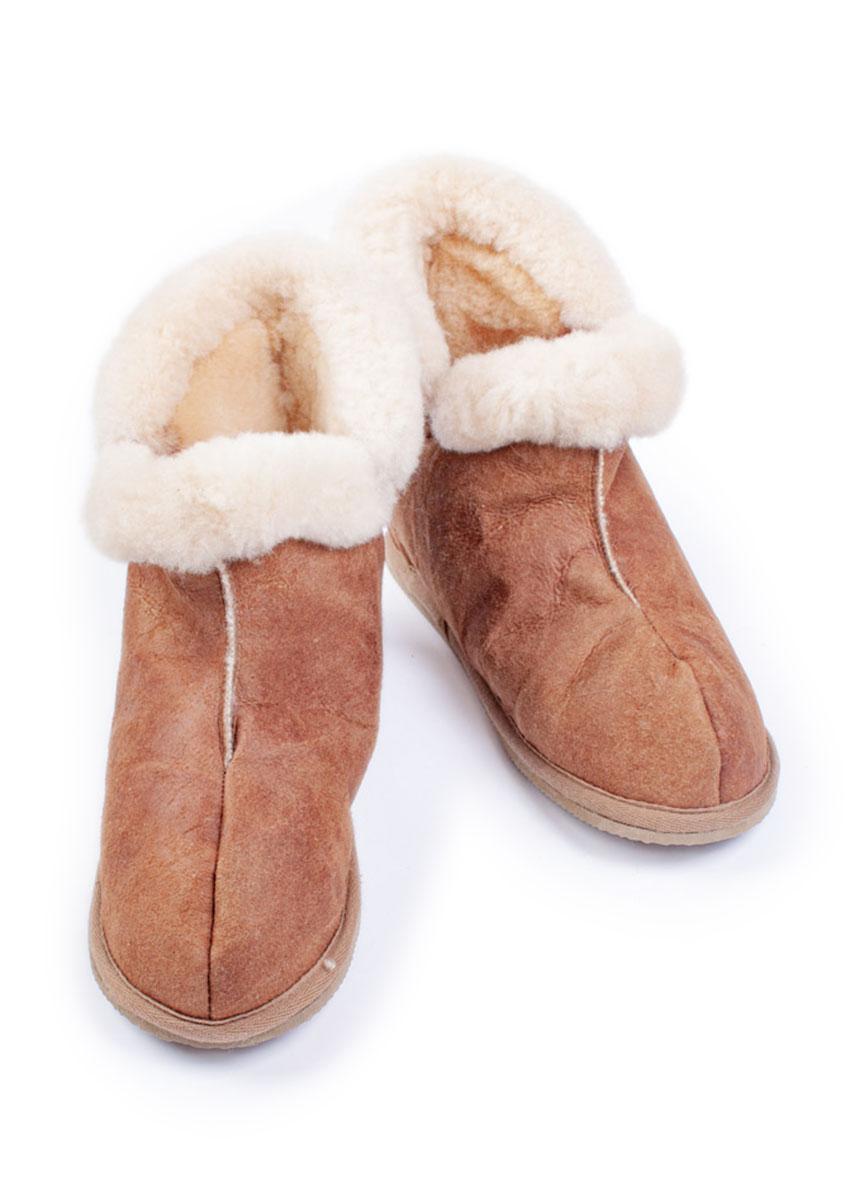 Lammfell-Hausschuh "Bella", Camel, Shepherd® – Bild 4