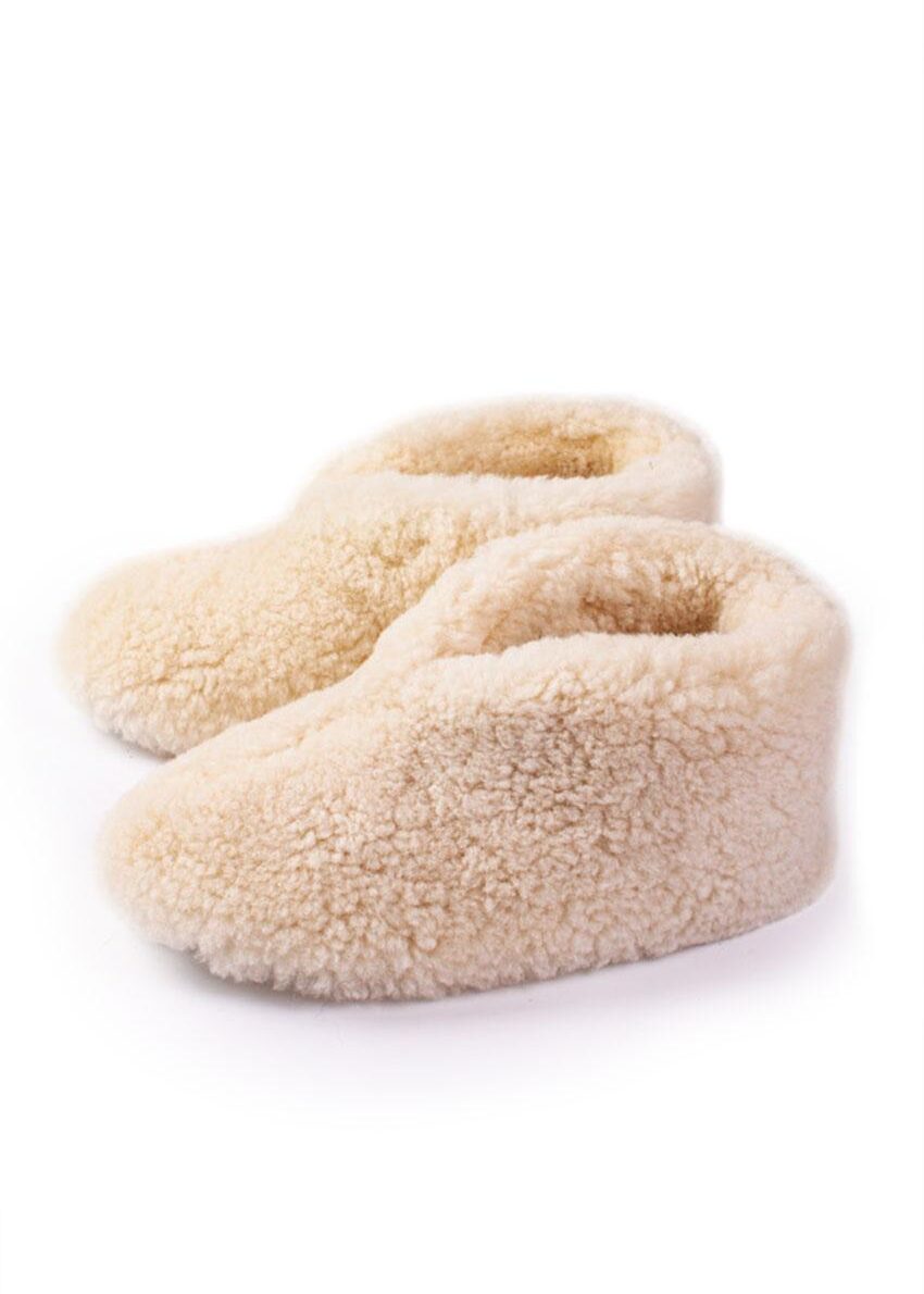 Lammfell-Slipper "Ulla", Creme, Shepherd®