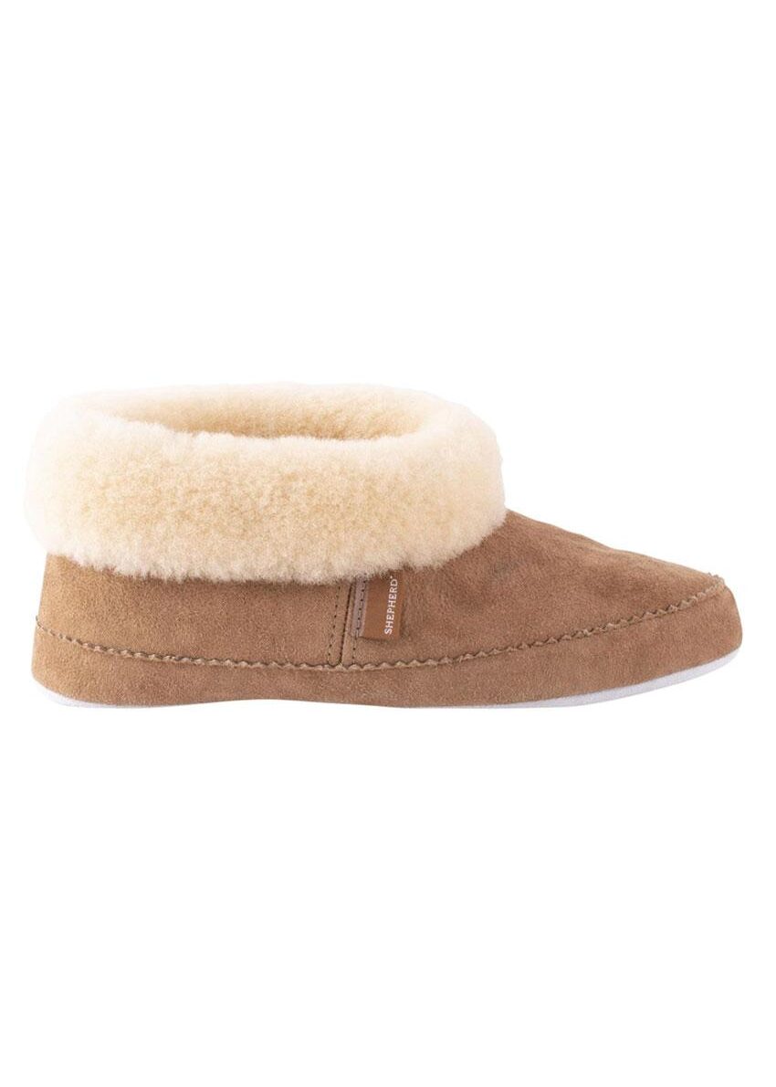 Lammfell-Hausschuh "Emmy", Chestnut, Shepherd®
