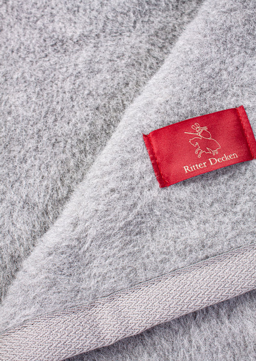 Ritter DeckenĀ® Alpaka, Peru-Lama silbergrau ā Bild 7