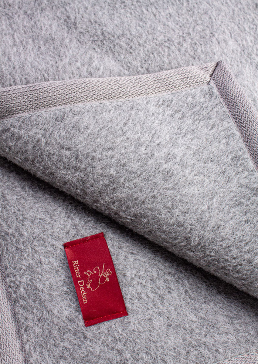 Ritter DeckenĀ® Alpaka, Peru-Lama silbergrau ā Bild 2