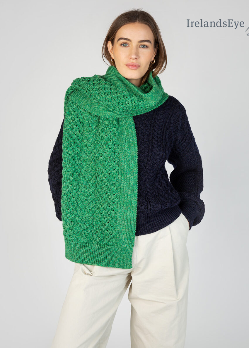 Schal "Blossom" von Irlandseye®, Green