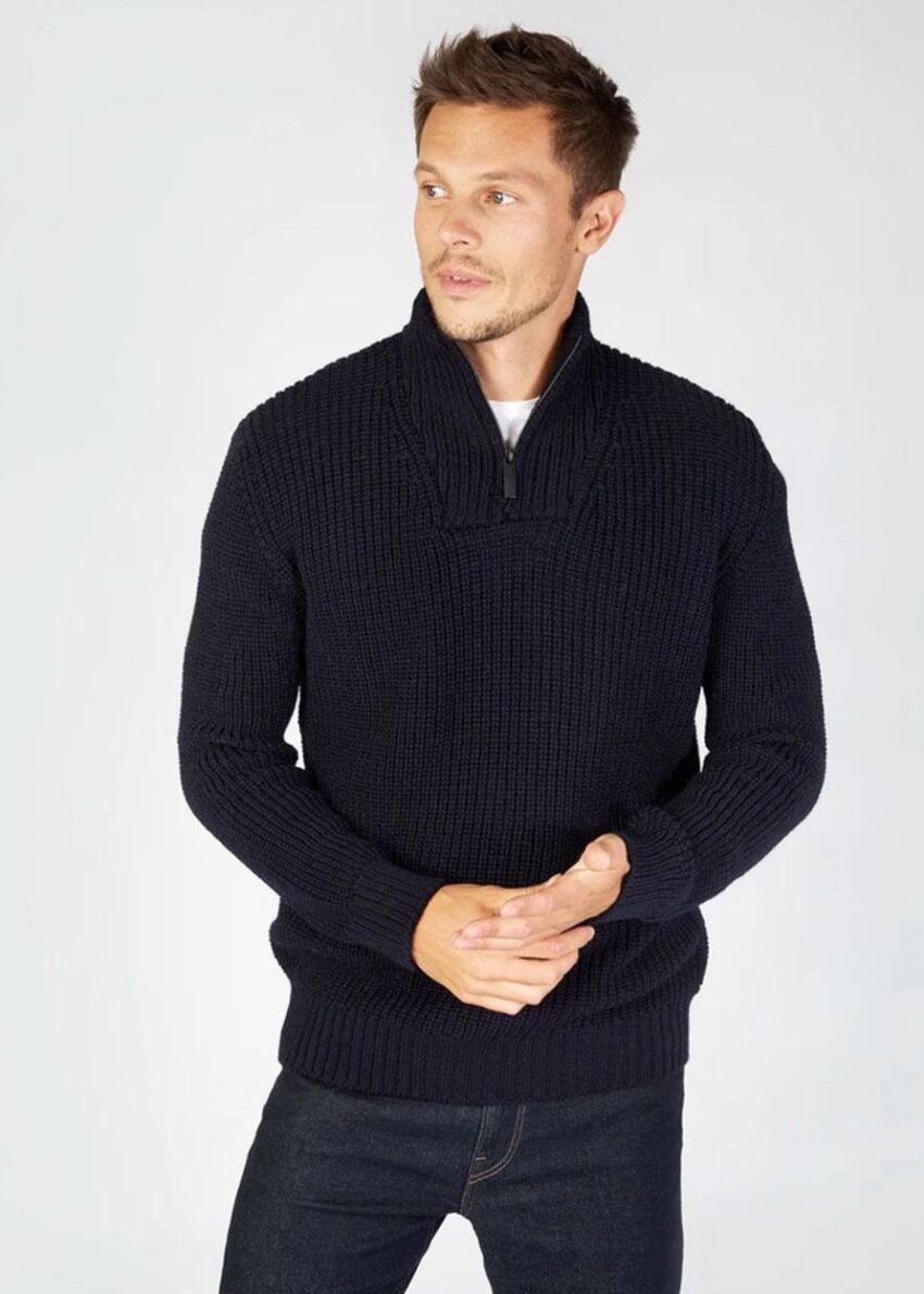 Herrenpullover Reefer Ribbed "Heirloom" von Irlandseye®