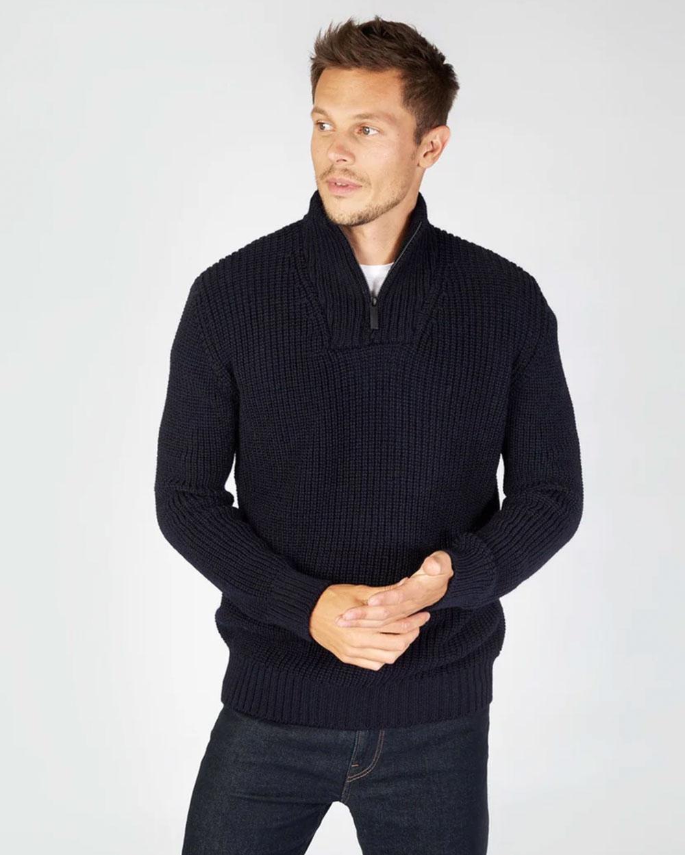 Herrenpullover Reefer Ribbed "Heirloom" von Irlandseye®
