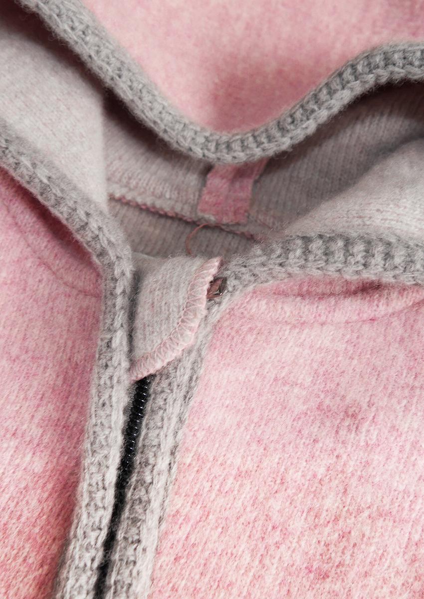 "Donnerstein" Lambswool-Baby Strampler, kamelie – Bild 3