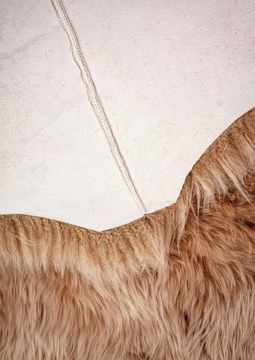 Vierfach-Lammfell, camel – Bild 3