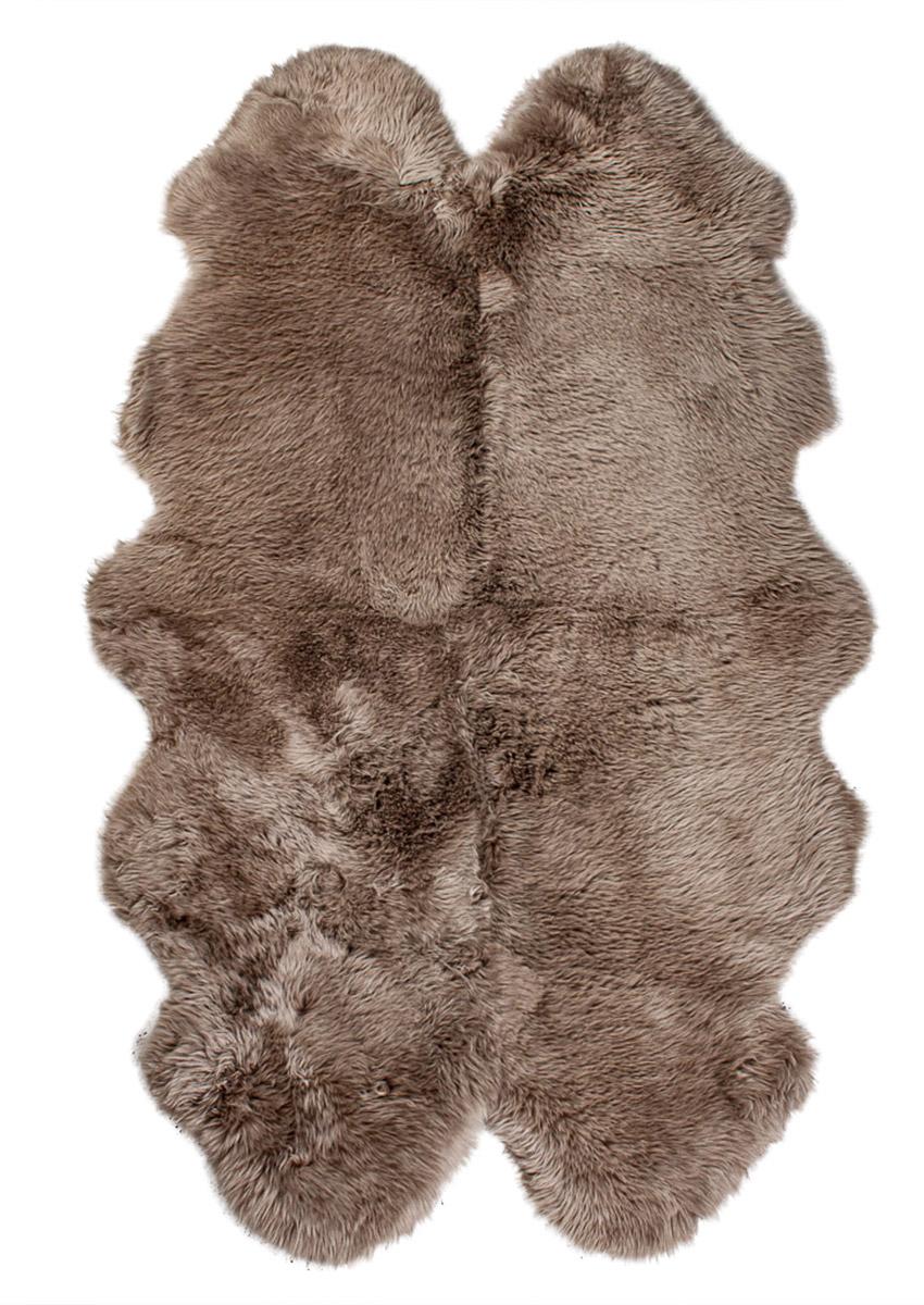 Vierfach-Lammfell, dunkeltaupe