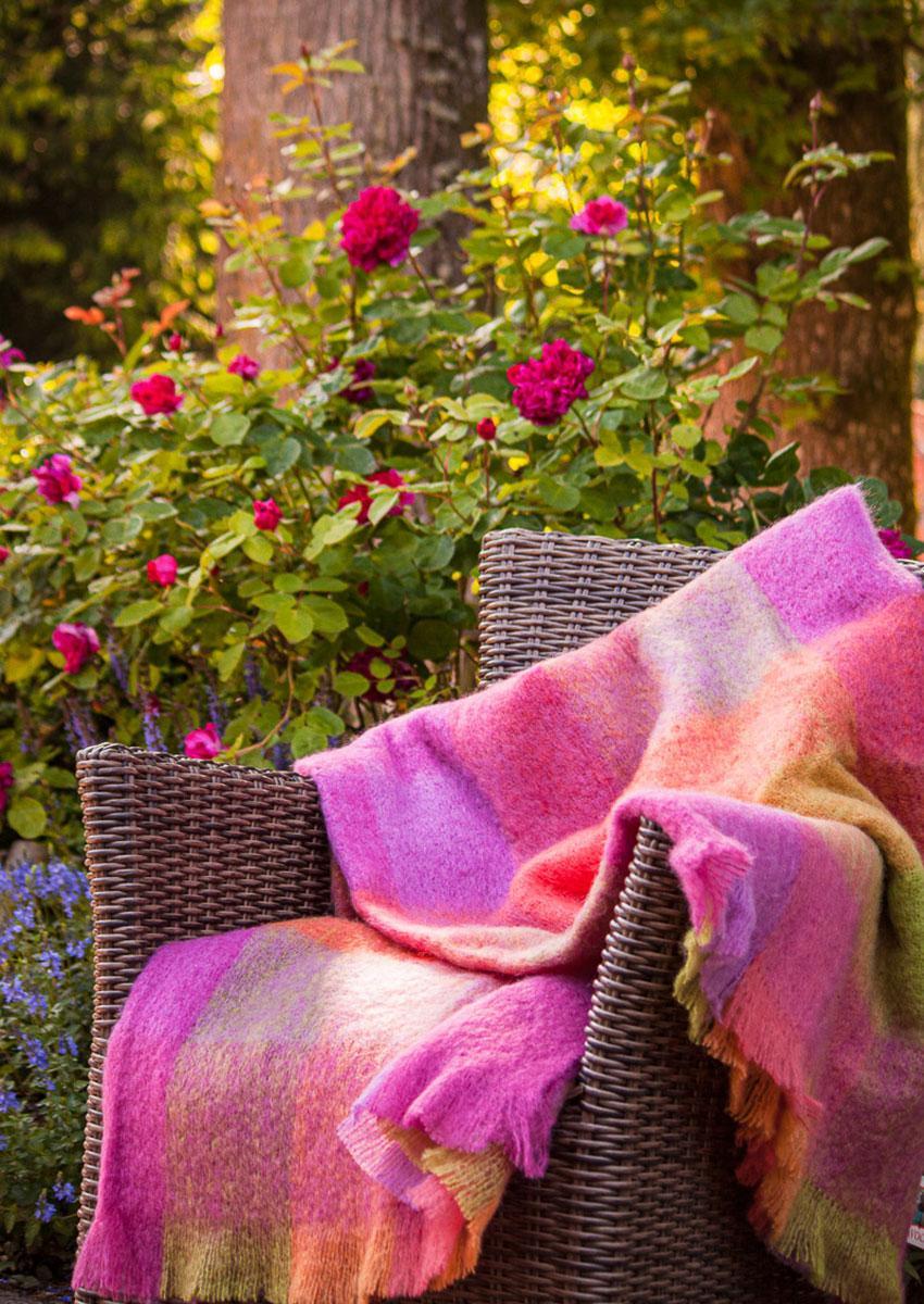 Avoca® Mohair Decke, Lotus – Bild 2