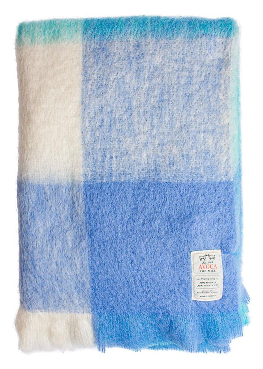 Avoca® Mohair Kniedecke, M117 Sky