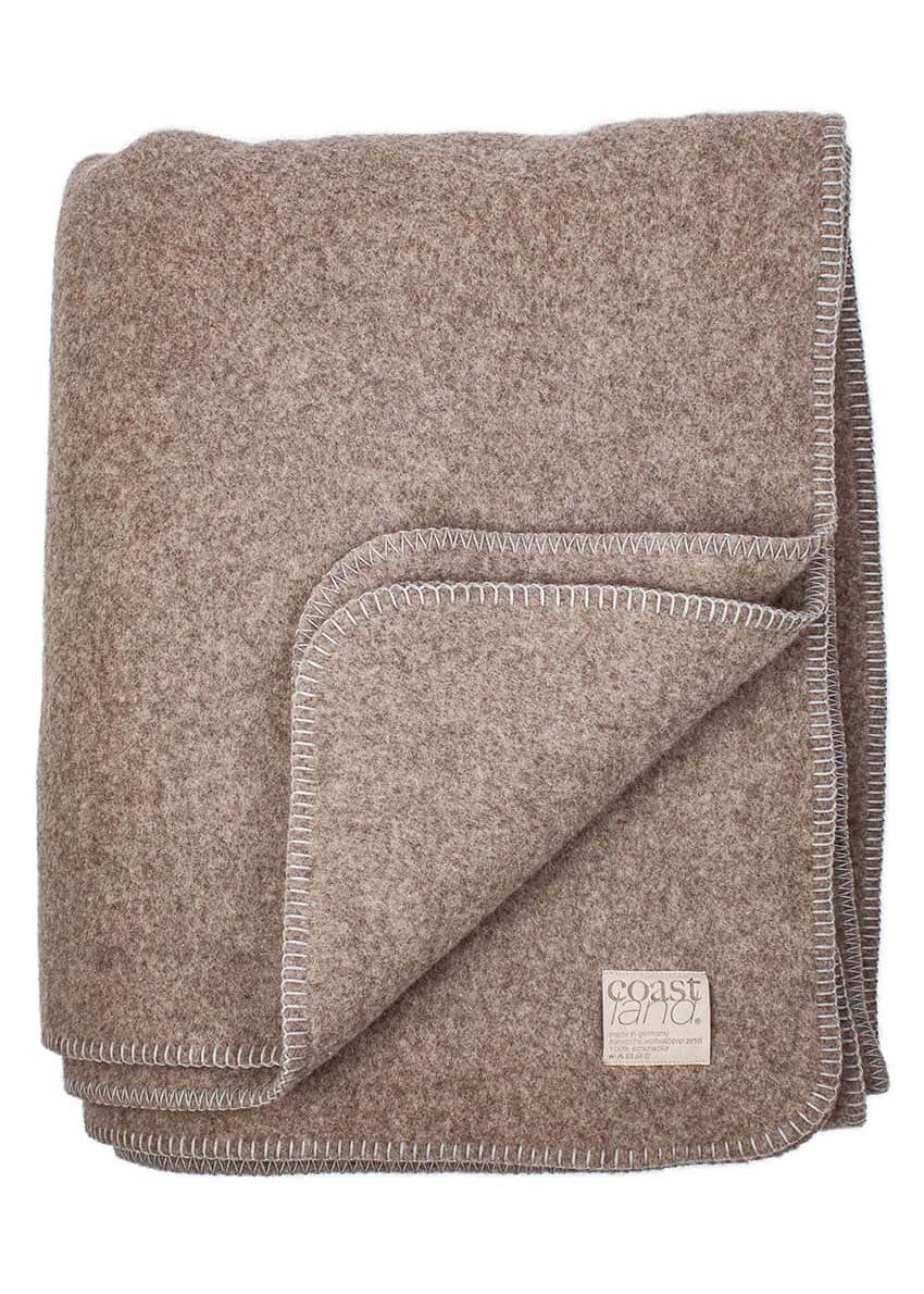 Coastland Wolldecke "PureWideEast" Wattgrau