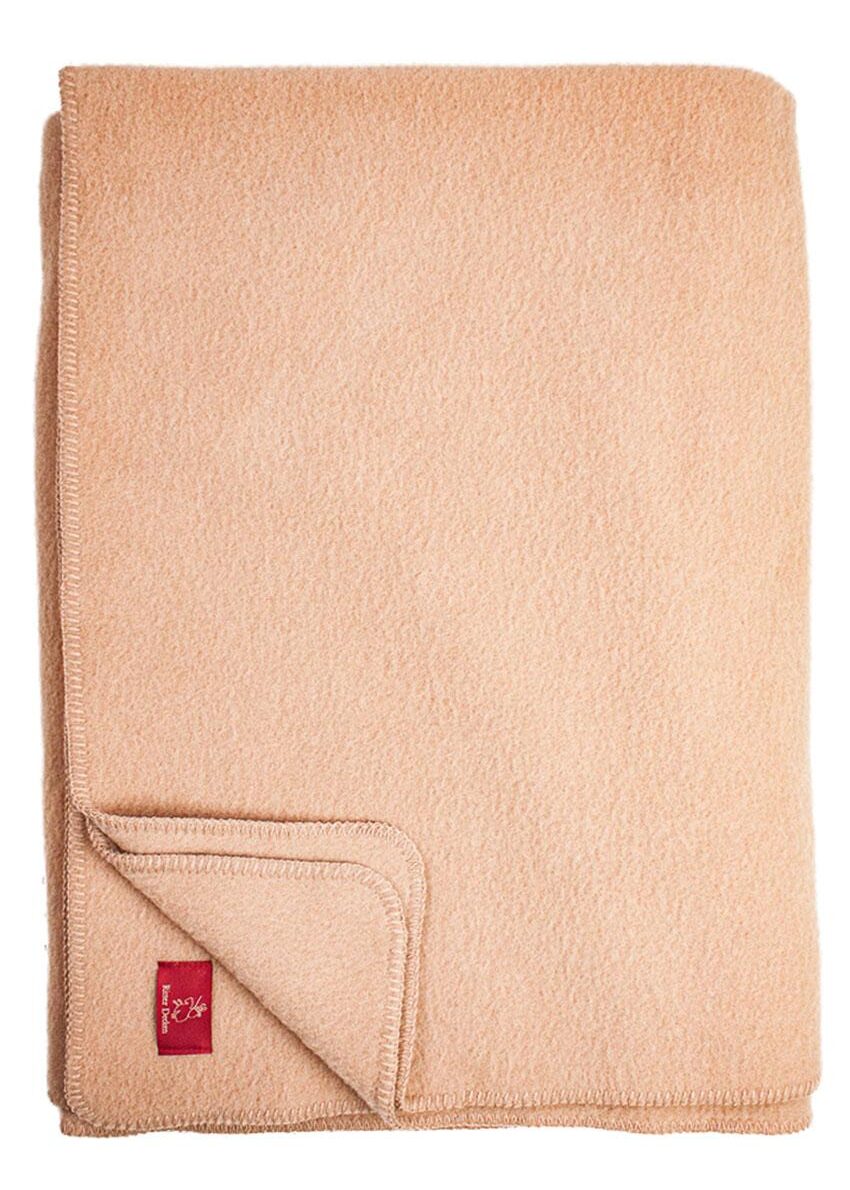 Ritter Decken® Karlsbad Schurwolldecke (Merinowolle), camel