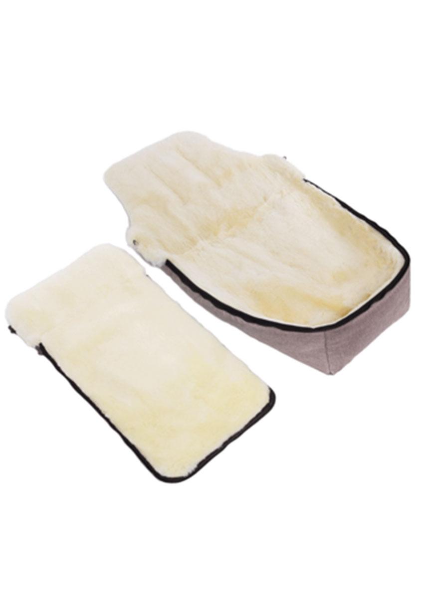 AROSA LUXE Lammfellfußsack, rosa – Bild 5