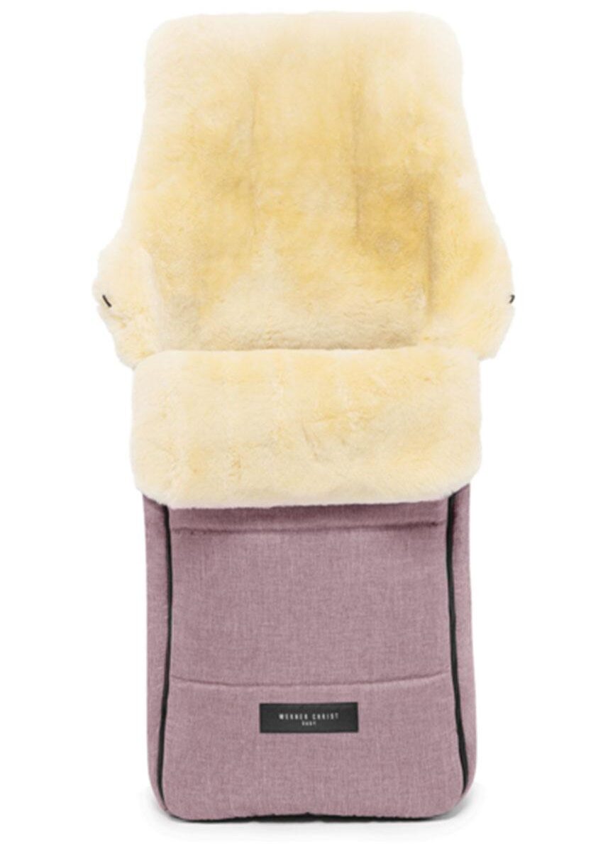 AROSA Lammfellfußsack, rosa
